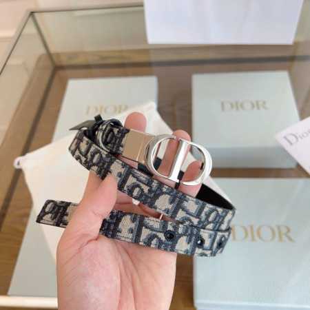 Dior 迪奥法国原厂皮料，篮布 黑色牛皮 品质毋庸置疑 没有更好 只有最好 尺寸2.0厘米 - 点击图像关闭