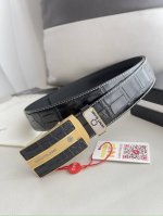 品名：万宝龙.Montblanc原单 腰带 自动皮带 型号：自动带，原版新款纯钢材质自动扣，双面头层牛皮实物拍摄， 材料：百分百头层牛皮，保证真皮。专柜同等质量