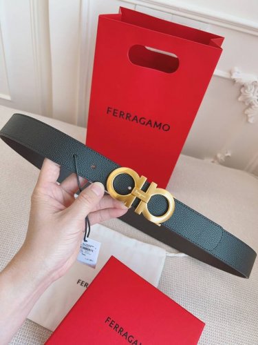 特 菲拉格慕3.5Cm 原厂皮料.精密黄铜五金、正品厂Ip电镀！原版搭配