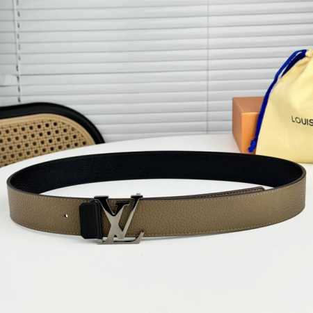Lv。商务休闲、正装均可佩戴！3.8Cm 最新款扣头，抛光扣头、双面均可佩戴 - 点击图像关闭