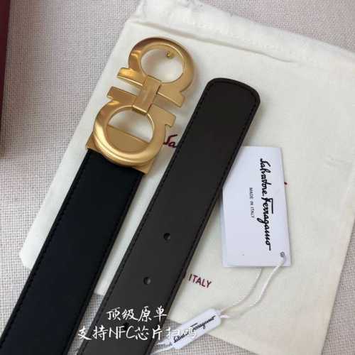 无夹层原厂皮 Ferragamo菲拉格慕 Nfc芯片扫码款 正品尺寸3.5Cm意大利原厂皮