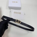 c'est Dior 腰带 2.0毫米黑色光滑牛皮革 双面进口小牛皮腰带