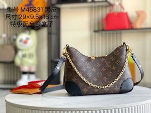 163 芯片 特级配全套包装 特级原厂皮 全钢五金 M45831 老花黑 皮料是意大利A级皮料是在于品质、五金、面料、手工、油边、A级出品、图片跟产品一致丶配全