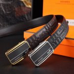 爱玛仕男士自动腰带- 宽度35Mm 316精品钢扣 永不掉色 精工打造 压花工艺 手感柔软 创 DDD