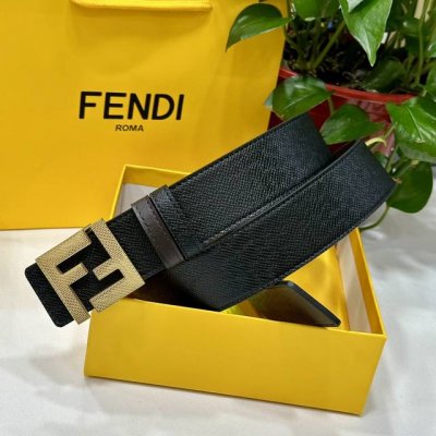 Fendl 芬迪 宽40Mm双面原版小牛皮 搭配单钌钯电镀扣 完美的手感.油边 出众的设计.风格 高贵奢华 时尚大方 高清实拍 货真价实 品质保证 双面用