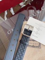 Gucci古驰法国原厂皮料，黑色牛皮 品质毋庸置疑 没有更好 只有最好 尺寸4.0厘米