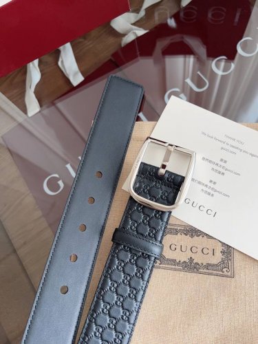 Gucci古驰法国原厂皮料，黑色牛皮 品质毋庸置疑 没有更好 只有最好 尺寸4.0厘米