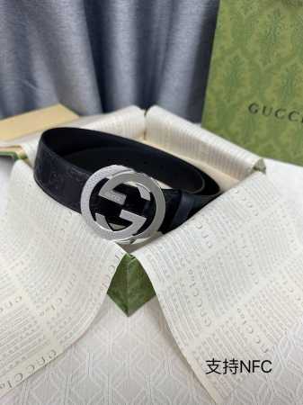 特P180 Gucci 代购级别 正品规格 原单品质 双面进口头层对版定制皮料 搭配精品雕花扣 高品质 手感极佳 --宽度4.0 - 点击图像关闭