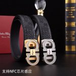 特 P180 菲拉格木秘原单高档品质专柜官网同步支持Nfc感应宽度3.5精美自动钢扣头意大利双面进口头层小牛皮原版花纹手感极佳 上身郊果棒男士最爱商务休闲两用长