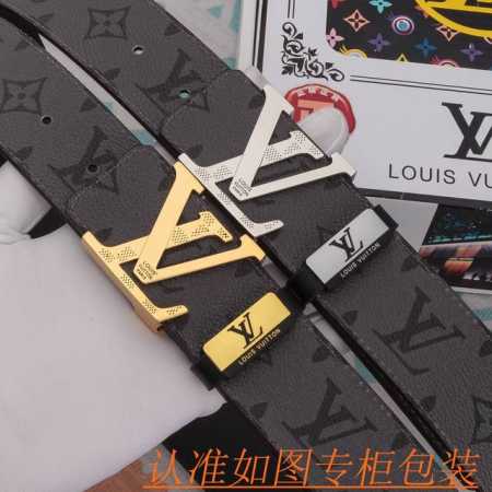 品名：Lv 皮带原单 腰带 材料：百分百头层牛皮腰带，保证真皮皮带，专柜原单品质、做工精细，送人自用首选 包装： 请认准如图专柜包装，赠送打孔器，银联发票，宽度 - 点击图像关闭