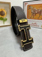 品名：爱马仕.Hermès 原单 材质：原单牛皮腰带 百分百头层牛皮腰带保证真皮，24K纯钢扣，专柜原单品质、做工精细，时尚大牌，送人自用首选