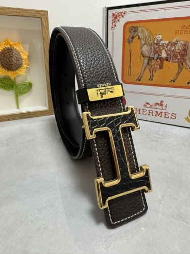 品名：爱马仕.Hermès 原单 材质：原单牛皮腰带 百分百头层牛皮腰带保证真皮，24K纯钢扣，专柜原单品质、做工精细，时尚大牌，送人自用首选