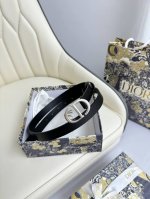 特 Dior 2.0cm腰带 双面原版牛皮 搭配CD标志性扣头 原单品质