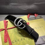 古奇 宽4.0Cm Gucci 新款 同步更新，进口原厂漆皮 头层牛皮，最新设计，专柜新款 使得整体更加时尚百搭款式，