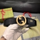 特 古奇 宽4.0Cm 每一季，品牌标识都会吐故纳新，于经典之中融入新意。在这款腰带上，尾部Gg标识以亮眼之姿生动呈现，与双G造型配件相得益彰