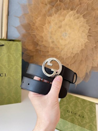 特 Gucci专柜货 正版开模 原厂进口面料顶级做工 原单品质 高端商务休闲款 简约百搭 宽度3.0Cm