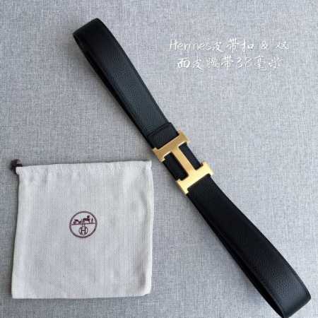 特 爱马仕 专柜在售爆款 感谢客户反馈实拍图，顶级货 自己看细节 3.8Cm都有货 码数齐 - 点击图像关闭