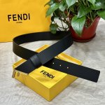 Fendl 芬迪 专柜新品 宽40Mm双面原版小牛皮 搭配单钌钯电镀扣 完美的手感.油边 出众的设计.风格 高贵奢华 时尚大方 高清实拍 货真价实 品质保证 双