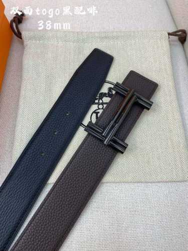 Hermes-H Belt Buckle & Reversible Leather Stra Mm 爱马仕专柜同步 进口Epsom双面小牛皮 精钢精品五金 双面