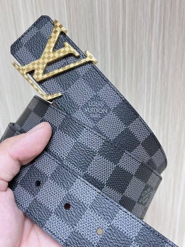 当季新款，4.0一面帆布印棋盘格，一面小牛皮平纹皮，搭配精品格子扣实物实拍，官网同步