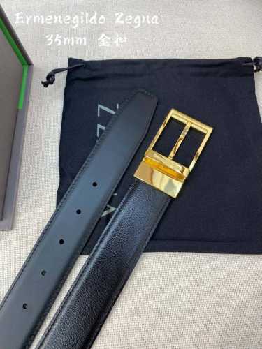 特P190 杰尼亚男士腰带- 宽度35Mm 316精品扣 精工打造 进口小牛皮 独特设计工艺 手感柔软 可以裁剪
