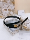 Dior Saddle Belt 旋转五金 双面可用马鞍腰带 粒面牛皮面与光滑牛皮底 手感柔软 精致 腰带2.0Cm