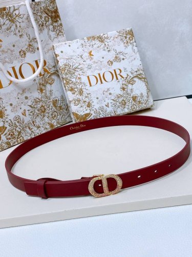 特 Dior Montaigne 腰帯 20毫米黑色光滑牛皮革和粉色渐变仿水晶 、双面头层小牛皮 码数75-100欧