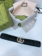 Gucci 24 Gg水钻 黄铜logo扣 小牛皮 银色金属 与 金色金属 4.0Cm精品 弹力十足 百搭 优雅 码数含扣s. M. L. Xl