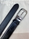 特 Montblanc万宝龙 宽3.5Cm 采用头层牛皮 精品针式扣头 自由裁剪商务休闲皮带