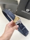 带宽3.8Cm Versace 范思哲 此款缎带腰带风格十分休闲，饰有标志性希腊回纹图案，可搭配休闲单品或高腰正装。 闭合式佩戴 希腊回纹图案 材质：100%聚