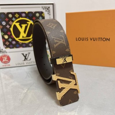 品名：Lv..路易..威登原单 材质：原单牛皮腰带 百分百头层牛皮腰带保证真皮，24K纯钢扣，专柜原单品质、做工精细，时尚大牌，送人自用首选 包装： 请认准如图