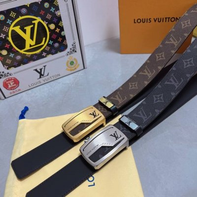 品名：Lv..路易..威登原单 材质：原单牛皮腰带 百分百头层牛皮腰带保证真皮，24K纯钢扣，专柜原单品质、做工精细，时尚大牌，送人自用首选 包装： 请认准如图