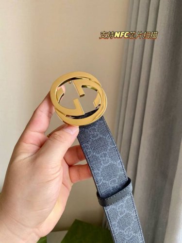 Guccl 古奇 原官单网经典 尺寸38Mm，原单五金扣头，带身采用Pvc防水料搭配黑色牛皮底，清晰美观，皮质软，手感舒适，档次高。高清实拍细节质感无可挑剔支持