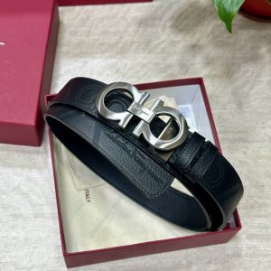 菲拉格慕 原单品质 风格华贵典雅，以传统手工设计和款式新颖誉满全球。 搭配精品铜扣 意大利进口头层皮 ， 宽3.5Cm。