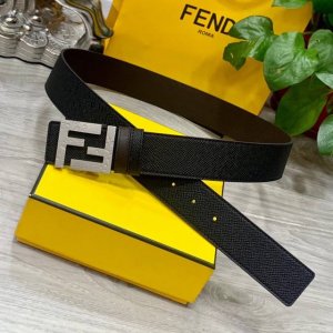 fendl 芬迪 宽40Mm双面原版小牛皮 搭配单钌钯电镀扣 完美的手感.油边 出众的设计.风格 高贵奢华 时尚大方 高清实拍 货真价实 品质保证 双面用
