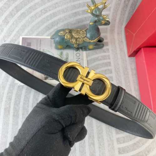 菲拉格慕 特种皮腰带自动带系列 ，原厂五金精品不锈钢扣，手感柔软舒适 宽3.5Cm。