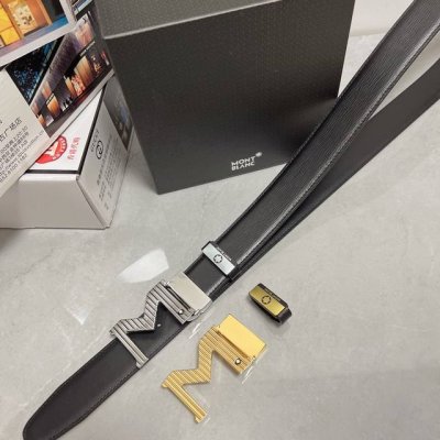 品名：万宝龙 Montblanc 原单 材质：原单牛皮腰带 百分百头层牛皮腰带保证真皮，24K纯钢扣，专柜原单品质、做工精细，时尚大牌，送人自用首选 包装： 请