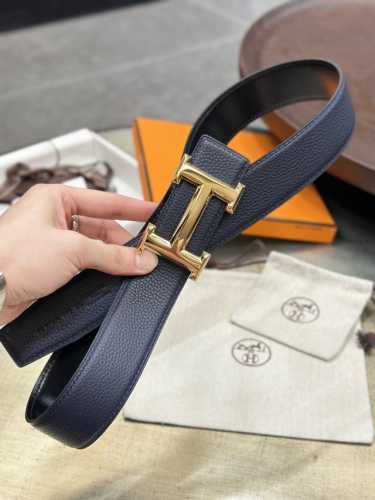 特 爱马仕 H Belt Buckle & Reversible Leather Strap 38Mm