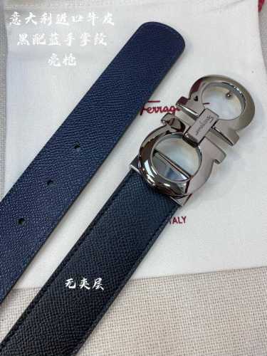 特 Ferragamo菲拉格慕 Nfc芯片扫码款 正品尺寸3.5Cm意大利原厂皮