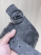 4.0当季新款 一面进口小牛皮 一面进口帆布印花 可双面用 搭配精品扣头 实物实拍