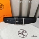 特 HermèS 爱马仕针扣 原单品质 进口头层牛皮 黑色荔枝纹搭配进口原版Box黑色平纹 38Mm宽 双面可用 配官网H亮银 亮金 亮枪扣