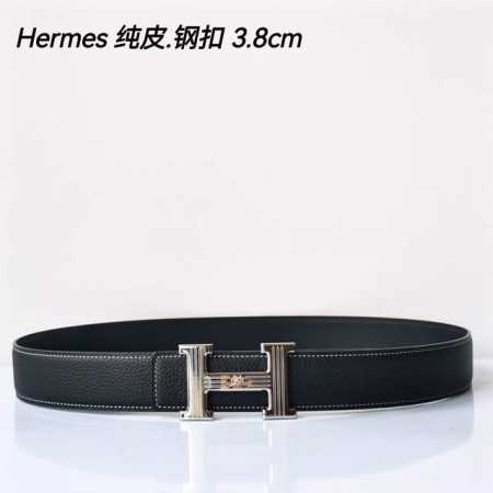 特 Hermes㊣ 原单爱马仕，宽3.8Cm进口原版皮带身，双面可两面用，精品电镀五金 ！ - 点击图像关闭