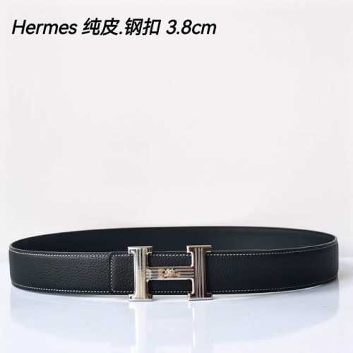 特 Hermes㊣ 原单爱马仕，宽3.8Cm进口原版皮带身，双面可两面用，精品电镀五金 ！