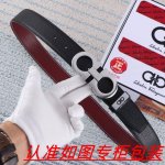 品名：菲拉格木原单 材料：百分百头层牛皮，保证真皮。24K纯钢扣双面可用专柜同等质量， 送人自用首选 包装： 请认准如图专柜包装，赠送打孔器，银联发票，宽度3.