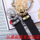 品名：Versace.范思哲原单 材料：百分百头层牛皮，保证真皮。24K纯钢扣双面可用专柜同等质量， 送人自用首选 包装： 请认准如图专柜包装，赠送打孔器，银联