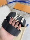 品名： Lv..路易..威登腰带皮带原单 型号：挂扣，经典纯钢材质挂扣，头层牛皮，图片实物拍摄 材料：头层牛皮，挂扣系列，纯钢材质扣头，钯镀电镀工艺永不掉色。原