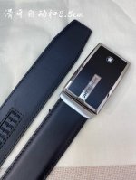 特 万宝龙男士自动腰带- 宽度34Mm 316精品钢扣 精工打造 手感柔软 可以裁剪