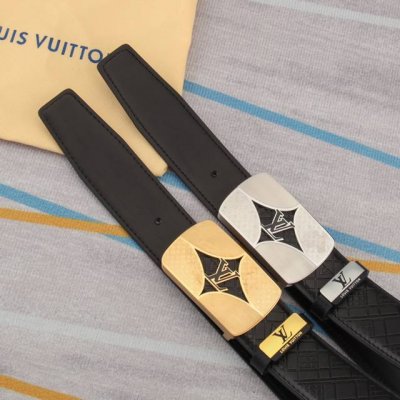 腰带皮带：Lv 路易威登原单牛皮皮带 男款皮带：材质百分百头层牛皮腰带保证真皮皮带，专柜原单品质、做工精细，时尚大牌，送人自用首选包装： 请认准如图专柜包装赠送
