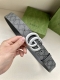 宽度3.8Cm Gucci Gg Marmont系列每一季都会推陈出新，为灵感源于70年代的标志性gg配件注入现代精髓。这款灰色和黑色gg Supreme帆布腰