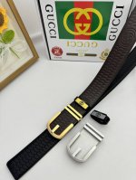 品名：古奇.Gu...Ci 原单 材质：原单牛皮腰带 专柜原单品质、做工精细，时尚大牌，送人自用首选 包装： 请认准如图专柜包装赠送打孔器手提袋专柜礼盒宽度3.